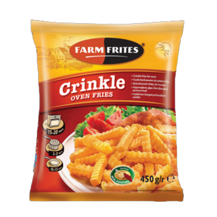 farm frites frytki karbowane do piekarnika 450 g farm frites frytki karbowane do piekarnika 450 g