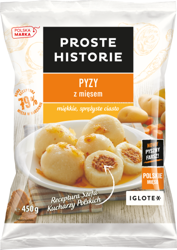 Proste historie - pyzy z mięsem 450 g proste historie - pyzy z mięsem 450g