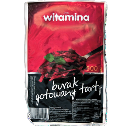 Burak czerwony gotowany tarty polska 500 g burak czerwony gotowany tarty polska 500g