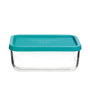 pojemnik szklany z pokrywą frigoverre prostokątny 21x13cm