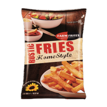 Farm frites rustic fries - swojskie frytki ze skórką 2,5 kg farm frites rustic fries - swojskie frytki ze skórką 2,5kg