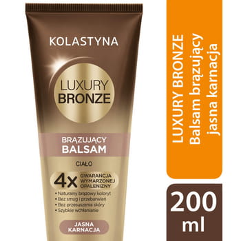 Kolastyna luxury bronze balsam brązujący do ciała jasna karnacja 200 ml c8fdbb725863b5760ec9780479248536