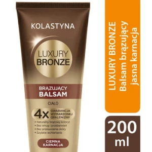 Kolastyna luxury bronze balsam brązujący do ciała ciemna karnacja 200 ml