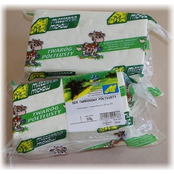 Twaróg półtłusty duża kostka folia Michowianka ok. 1 kg eb8737bb5d78bfa69e3814addb56e245