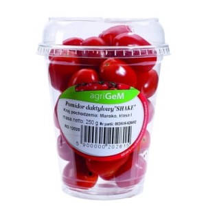 Pomidor daktylowy czerwony shake klasa i maroko 250 g