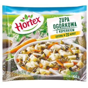 Mrożona Zupa ogórkowa z koperkiem Hortex 450 g Megasam24.pl