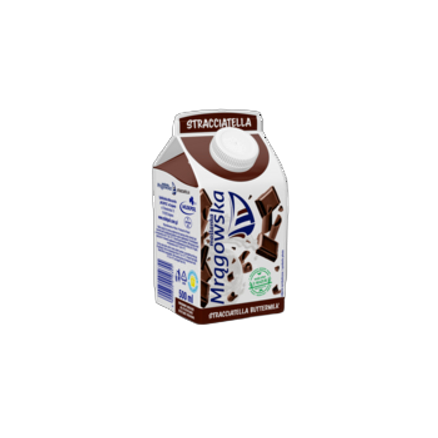 Maślanka mrągowska straciatella 500 ml maślanka mrągowska straciatella 500ml