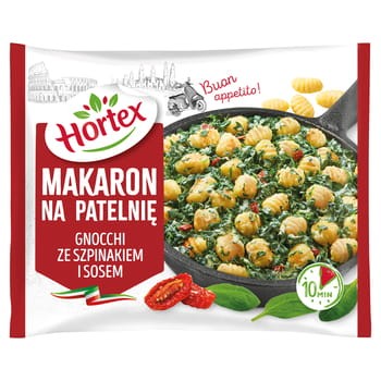 Mrożony Makaron na patelnię gnocchi ze szpinakiem i sosem Hortex 450 g 46.jpg
