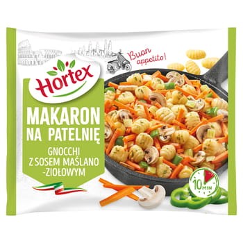 Mrożony Makaron na patelnię gnocchi z sosem maślano-ziołowym Hortex 450 g 47.jpg