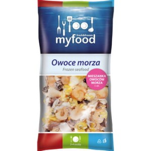 myfood mieszanka owoców morza 5 skł., glazura: 14%, 800 g/931 g