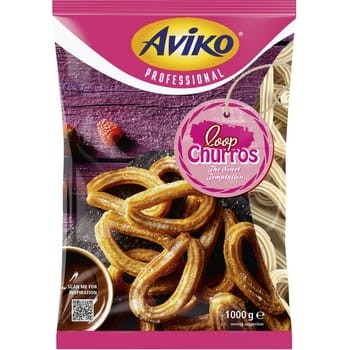 Aviko churros - hiszpańskie ciasteczka śniadaniowe 1 kg 5750a261df9781ebd86fb3cd2386da13