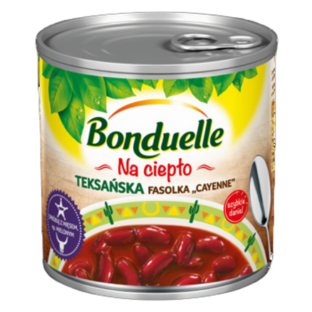 Fasolka teksańska ''cayenne'' Bonduelle 425 ml Fasolka teksańska ''cayenne'' Bonduelle 425ml