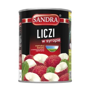 Liczi w syropie Sandra 565 g