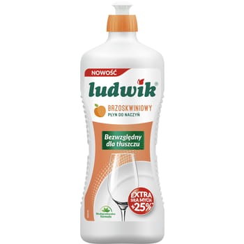 Płyn do mycia naczyń Ludwik Brzoskwiniowy 900 g 226.jpg