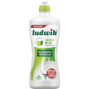 Płyn do mycia naczyń Ludwik Limonka z Melisą 900 g 229.jpg
