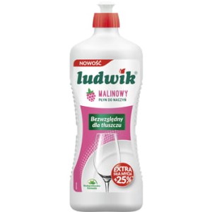 Płyn do mycia naczyń Ludwik Malinowy 900 g