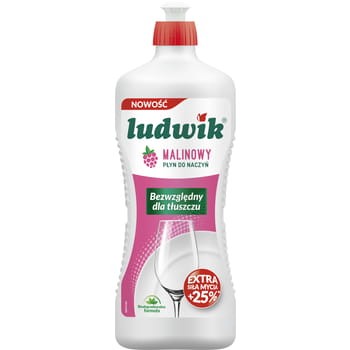 Płyn do mycia naczyń Ludwik Malinowy 900 g 230.jpg