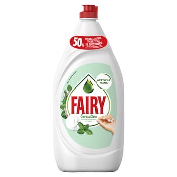 Płyn do mycia naczyń Fairy Sensitive Teatree&Mint 1,35 l 260.jpg