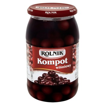 Kompot wiśniowy Rolnik 900 ml Kompot wiśniowy Rolnik 900ml