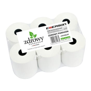 Rolka termiczna Zdrowy Paragon Emerson 57 mm x 80 m 4d2c4a11c9d3baf7e02e4434b895d0a3