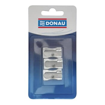 Temperówka aluminiowa DONAU pojedyńcza 3szt blister ad3c5e7421189c1cebad708d4b4582e2