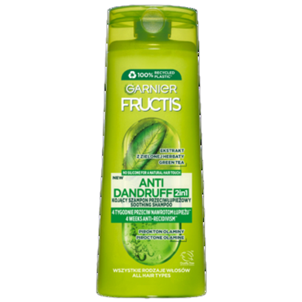 Szampon Garnier przeciwłupieżowy Fructis 2w1 400 ml Szampon Garnier przeciwłupieżowy Fructis 2w1 400ml