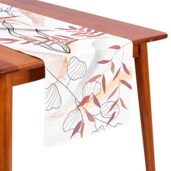 Bieżnik 40 x 140 cm brązowy 173286fc872d64606fa4bcfb6a459a65