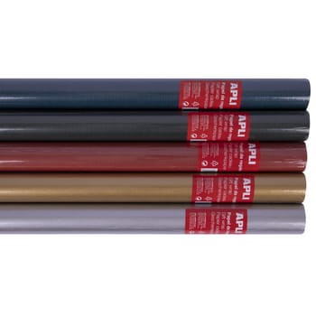 Papier prezentowy APLI Kraft Color 70x200 cm w rolce mix kolorów 348a2db704db75a5afdcdc637b0f4f53