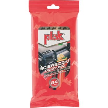Ściereczki do kokpitu Plak nabłyszczające pomarańcza 24 sztuki 43eb4437cdcb33bf66dba164d055c46a
