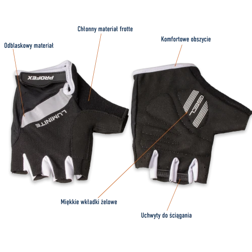 Rękawice Rowerowe Uni-S Gel L/Xl