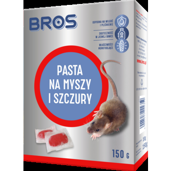 BROS - pasta na myszy i szczury 150 g BROS - pasta na myszy i szczury 150g