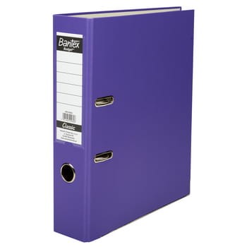Segregator Bantex Budget Classic 7,5 cm Fioletowy d86a4a40ce7cdec69852421f1016ec5d