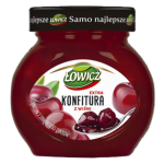 Konfitura extra z wiśni obniżonej zawartości cukrów Łowicz 240 g