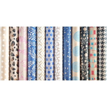 Pkk-70200 papier kraft z nadrukiem 70 cm x 2 m, mix 907df0ff80fcbc85354e3849087c7e55