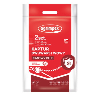 Agrimpex Kaptur ochronny zimowy dwuwarstwowy 65x90 cm 2 szt. 97a50597e15fca22ba22cba82e9952bf