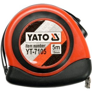 YATO Miara zwijana 5 m x 19 mm, nylon, magnes