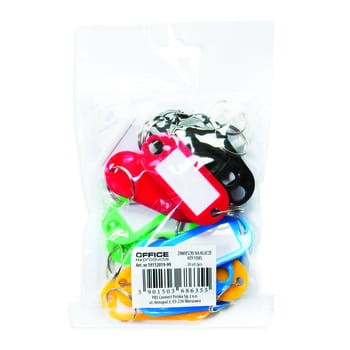 Zawieszki na klucze OFFICE PRODUCTS 20x50mm 20szt mix 582dd387119ad5f0a9243d887f4061e6