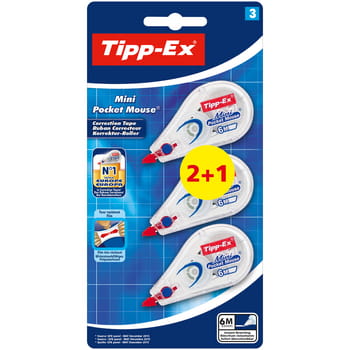 Tipp-Ex Mini Pocket Mouse korektor w taśmie blister 2+1 sztuka df58a7b9c80c58d6d469c6e98b66f5cf