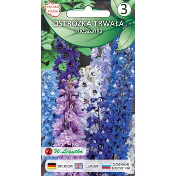 Ostróżka ogrodowa Delphinium ajacis mieszanka 0,50 g Legutko 5875e80ef6fb3f66e963b7577466aeb7