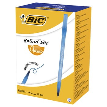 BIC Round Stic® długopis niebieski pudełko 60 sztuk 9710e72bc7938670d8424d7aeb6ea27e