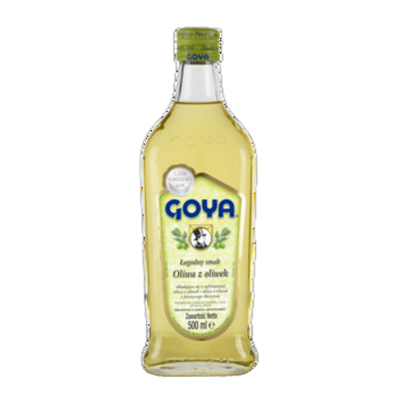Oliwa z oliwek łagodny smak Goya 500 ml Oliwa z oliwek łagodny smak Goya 500ml
