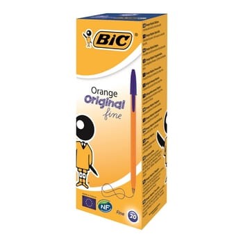 BIC Orange Original długopis niebieski pudełko 20 sztuk 861d339feac01f413c30d4e5548e11ed