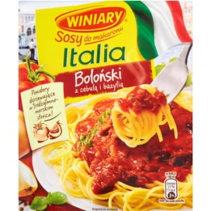 Sos do makaronu Italia boloński z cebulą i bazylią Winiary 46 g