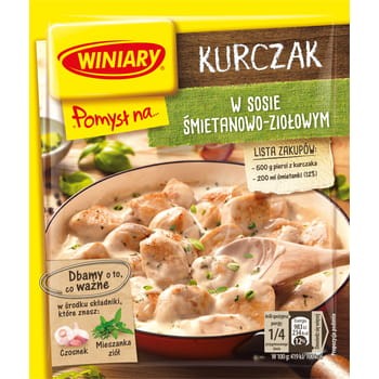 Pomysł na kurczak w sosie śmietanowo-ziołowym Winiary 30 g 287.jpg