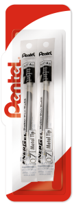 Pentel Wkład do piór kulkowych z serii EnerGel LR7 - czarny x 2