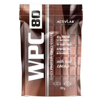 WPC 80 Standard o smaku czekolada mleczna Activlab (folia 700 gram) 716166f5a30984177ae3c43f99f192bb
