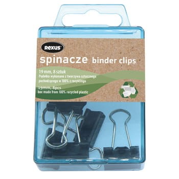 Klipy do papieru 8 szt. REXUS a6b3fad4a562b2d92d0defb6c77a40b4