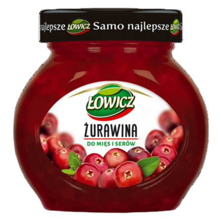 Żurawina do mięs i serów Łowicz 230 g Żurawina do mięs i serów Łowicz 230g