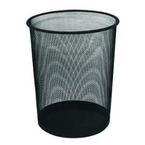 Kosz na śmieci Q-CONNECT Office Set metalowy 19 l czarny