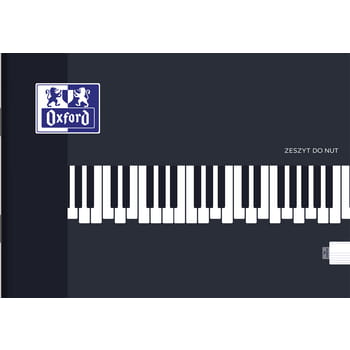 Zeszyt do nut Oxford A5 16 kartek w pięciolinię 711aaa5a4562dc98440948a6b8941e0c